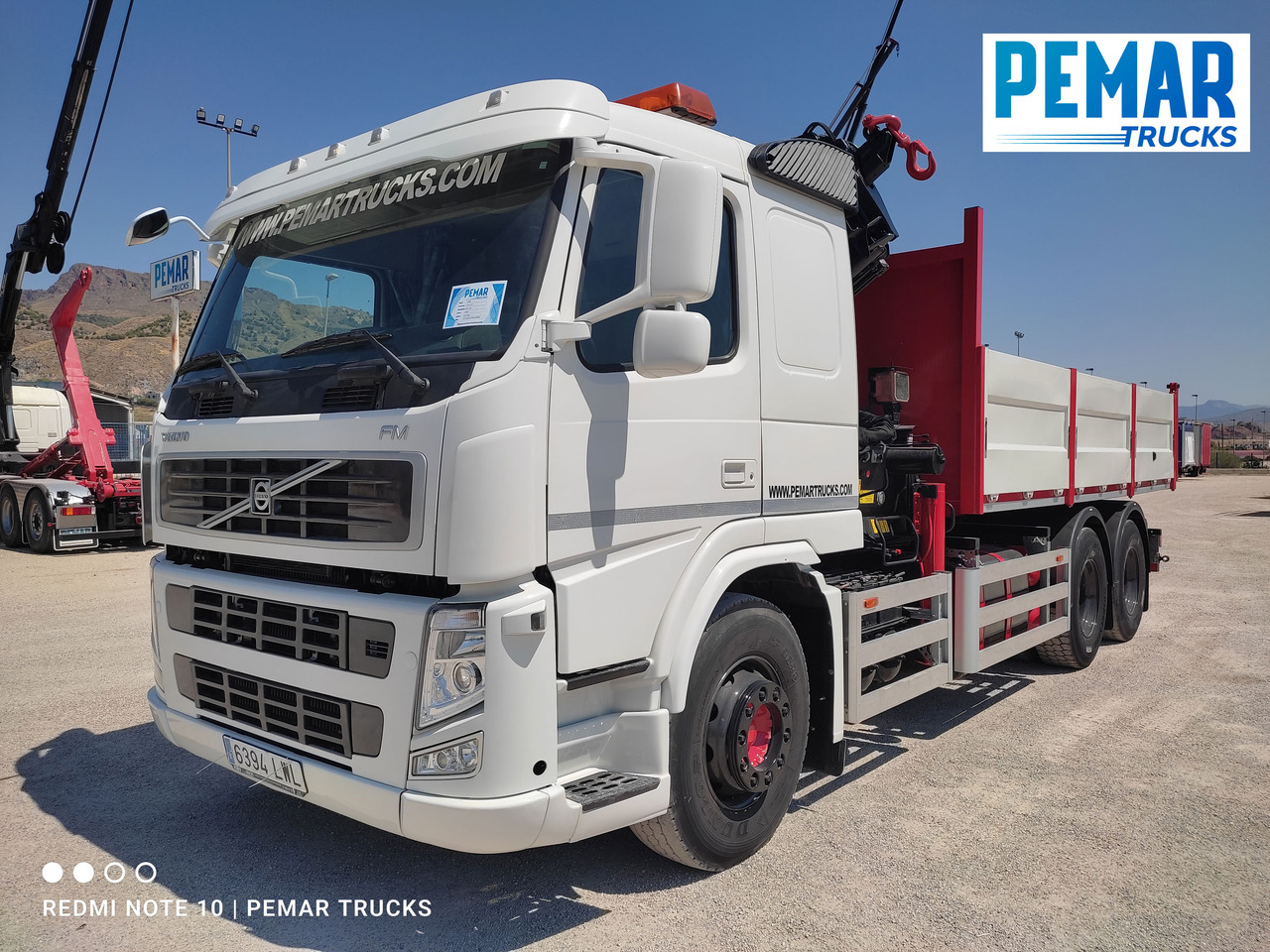 VOLVO FM 440 6X4 GRUA BASCULANTE - Camion basculantă, Camion cu macara: Foto 2 VOLVO FM 440 6X4 GRUA BASCULANTE - Camion basculantă, Camion cu macara: Foto 2