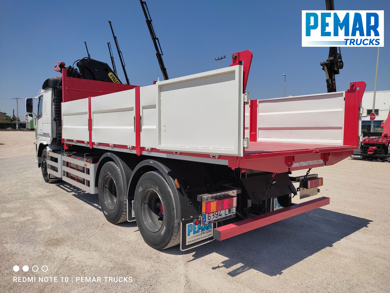 Camion basculantă, Camion cu macara VOLVO FM 440 6X4 GRUA BASCULANTE: Foto 10