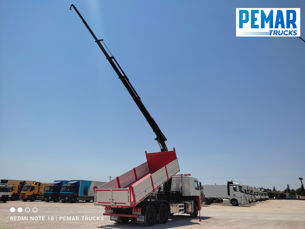 Camion basculantă, Camion cu macara VOLVO FM 440 6X4 GRUA BASCULANTE: Foto 30