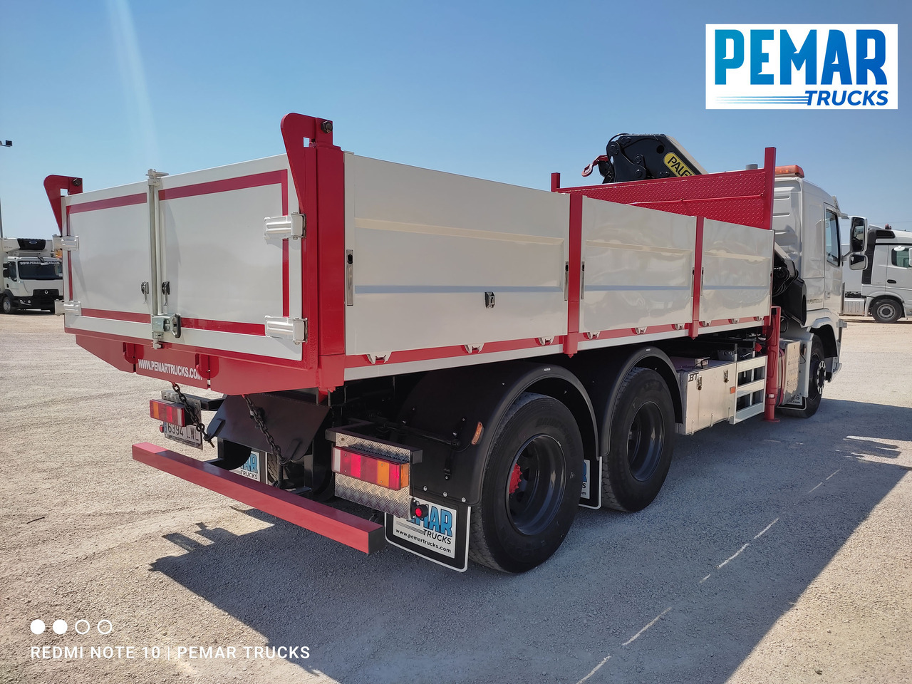 Camion basculantă, Camion cu macara VOLVO FM 440 6X4 GRUA BASCULANTE: Foto 6