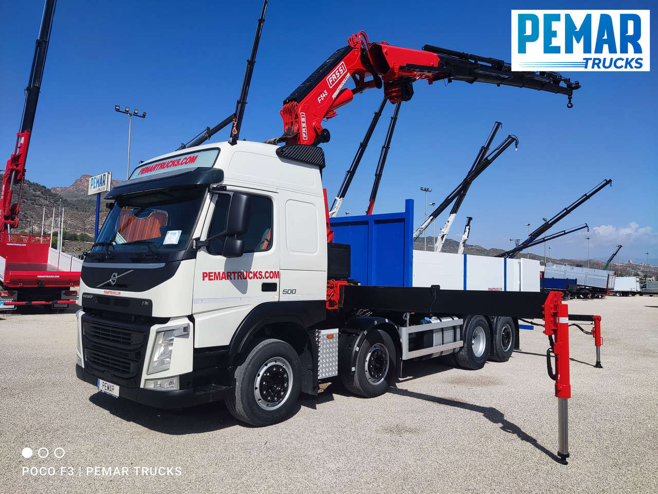 VOLVO FM 500 8X2 GRUA CAJA FIJA 32T - Camion cu macara: Foto 1 VOLVO FM 500 8X2 GRUA CAJA FIJA 32T - Camion cu macara: Foto 1