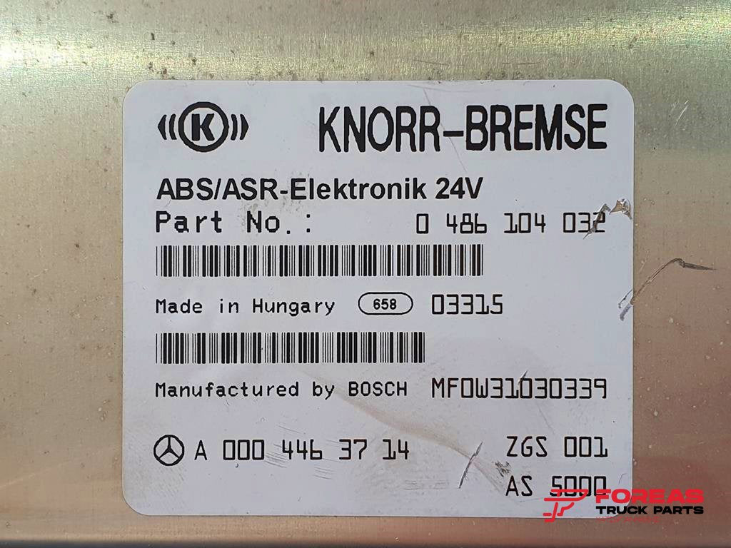 MERCEDES-BENZ ABS - A 000 446 3714 - Calculator de bord pentru Camion: Foto 3 MERCEDES-BENZ ABS - A 000 446 3714 - Calculator de bord pentru Camion: Foto 3