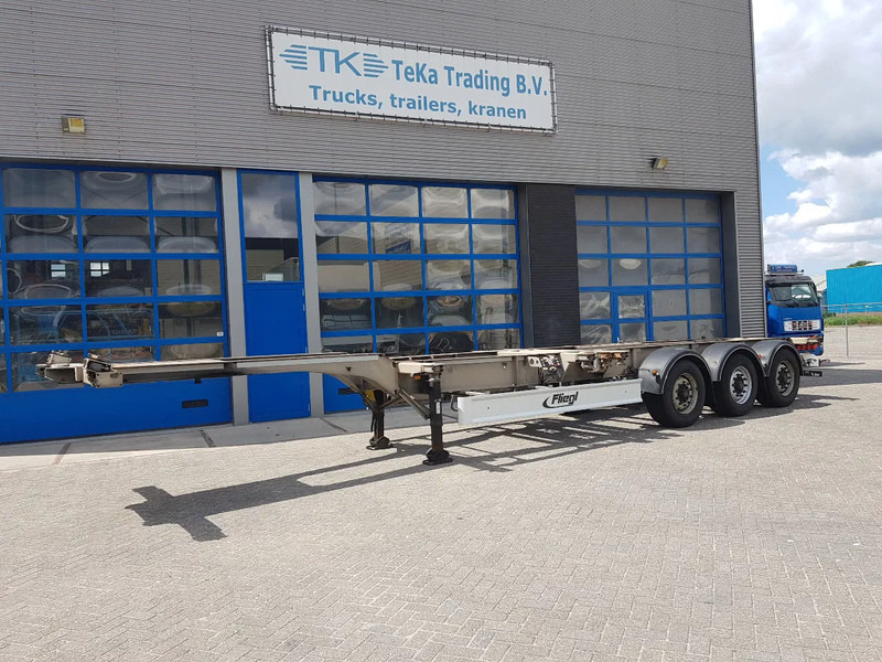 Fliegl SDS 380 MULTI BPW Disc Lift axle - Semiremorcă transport containere/ Swap body: Foto 1 Fliegl SDS 380 MULTI BPW Disc Lift axle - Semiremorcă transport containere/ Swap body: Foto 1