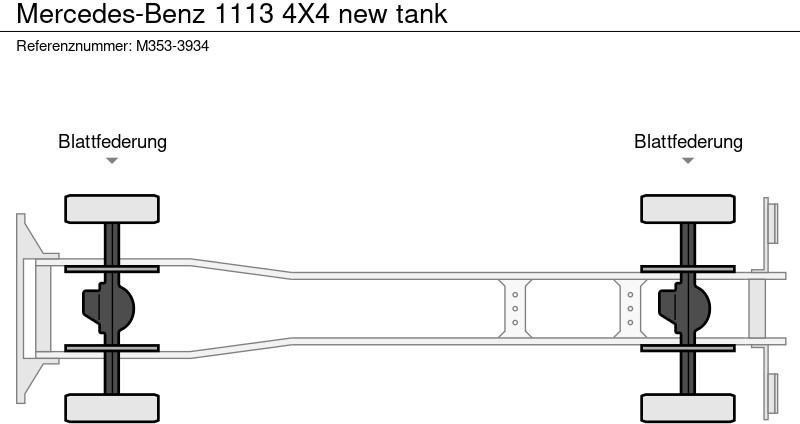 Autospeciala de stins incendii Mercedes-Benz 1113 4X4 new tank: Foto 17