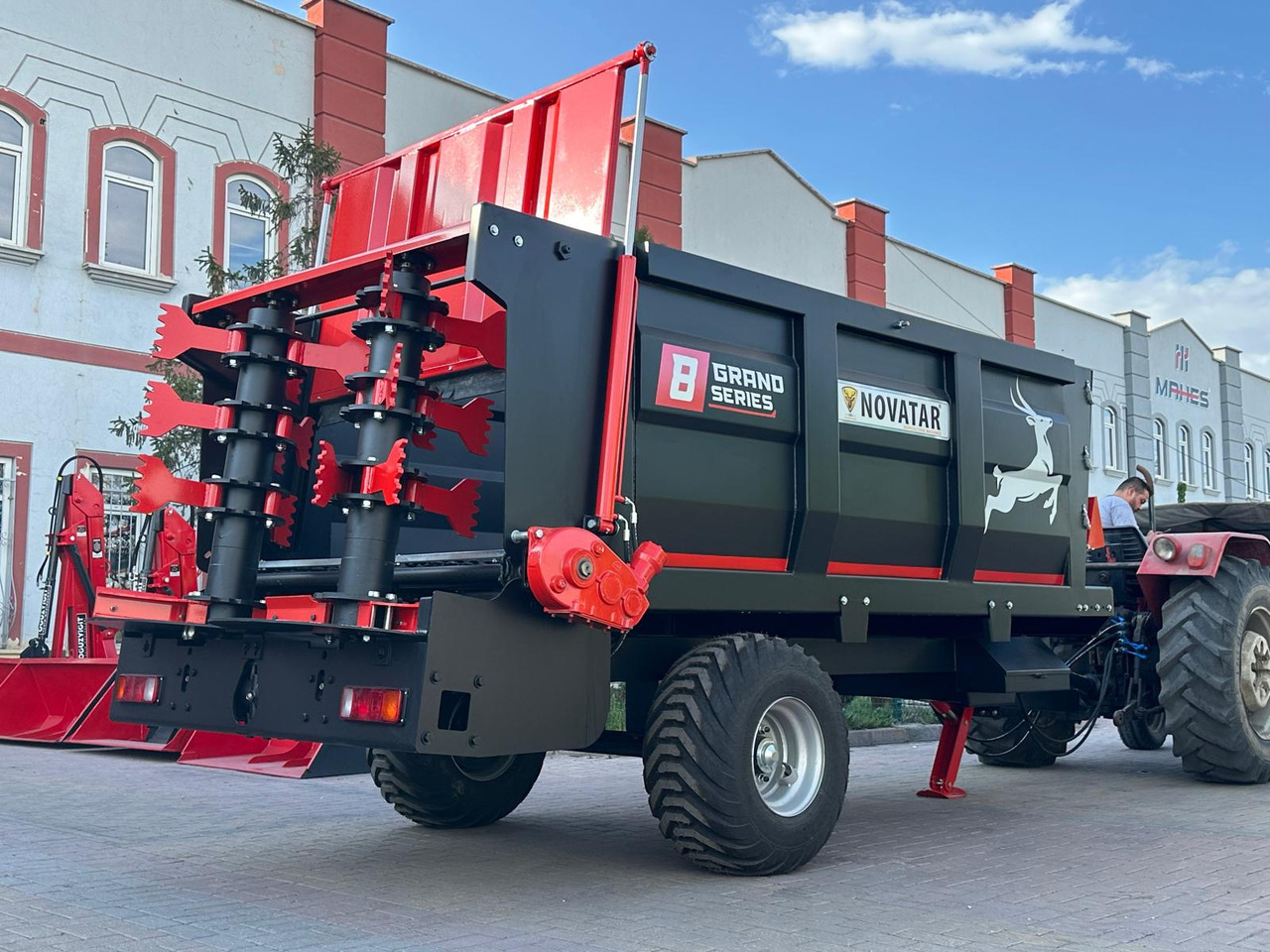 Novatar Manure Spreader 6 m3 - Maşină de împrăştiat gunoi de grajd: Foto 3 Novatar Manure Spreader 6 m3 - Maşină de împrăştiat gunoi de grajd: Foto 3