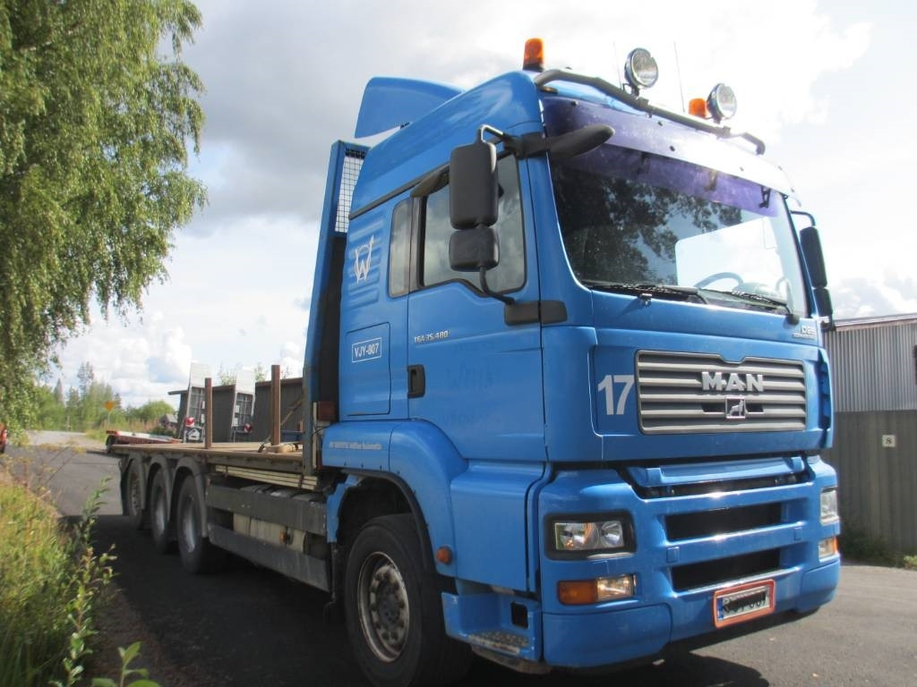 MAN 33.480 8x4 rahtilavalla,jatkoperä - Camion platformă: Foto 2 MAN 33.480 8x4 rahtilavalla,jatkoperä - Camion platformă: Foto 2