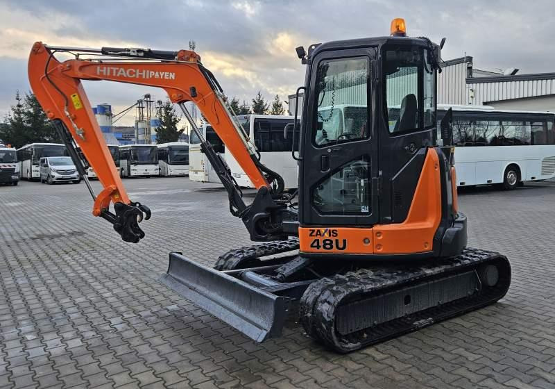 Hitachi ZX48U-5A CLR / 3 ŁYŻKI / SPROWADZONA / 2 300 MTH - Excavator pe şenile: Foto 1 Hitachi ZX48U-5A CLR / 3 ŁYŻKI / SPROWADZONA / 2 300 MTH - Excavator pe şenile: Foto 1