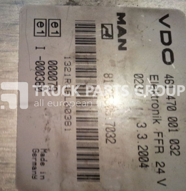 MAN D2866LF28 ECU, EDC BOSCH 0281001761, FFR 81258057032, 5111616711 control unit - Calculator de bord pentru Camion: Foto 3 MAN D2866LF28 ECU, EDC BOSCH 0281001761, FFR 81258057032, 5111616711 control unit - Calculator de bord pentru Camion: Foto 3