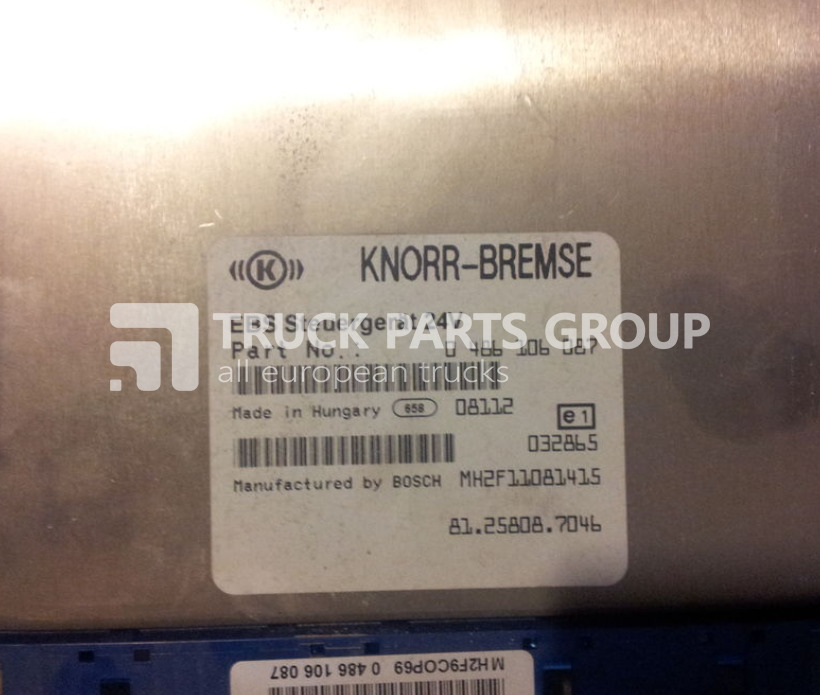 MAN TGA, TGX, Control unit EBS, EDC, ECU, 81258087026, 0486106071, 5/8 control unit - Calculator de bord pentru Camion: Foto 1 MAN TGA, TGX, Control unit EBS, EDC, ECU, 81258087026, 0486106071, 5/8 control unit - Calculator de bord pentru Camion: Foto 1