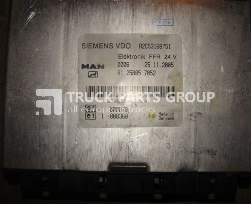 MAN TGA, TGX, ECU, EDC control unit FFR, 81258057052, 81258057054, 8 control unit - Calculator de bord pentru Camion: Foto 1 MAN TGA, TGX, ECU, EDC control unit FFR, 81258057052, 81258057054, 8 control unit - Calculator de bord pentru Camion: Foto 1