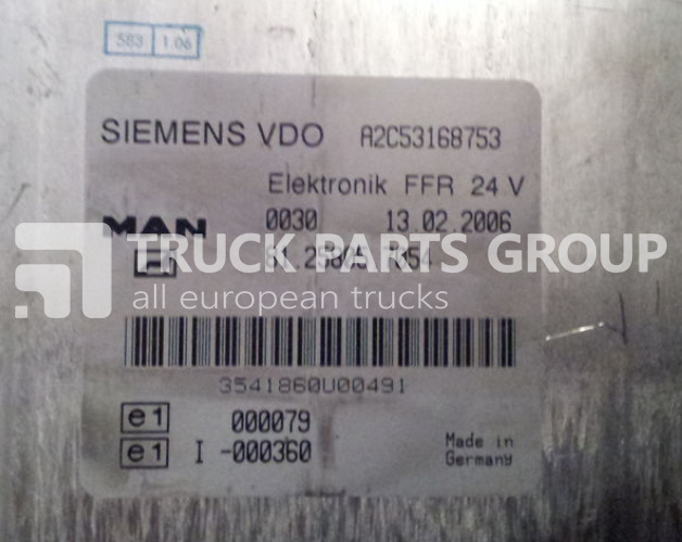 MAN TGA, TGX, ECU, EDC control unit FFR, 81258057052, 81258057054, 8 control unit - Calculator de bord pentru Camion: Foto 5 MAN TGA, TGX, ECU, EDC control unit FFR, 81258057052, 81258057054, 8 control unit - Calculator de bord pentru Camion: Foto 5