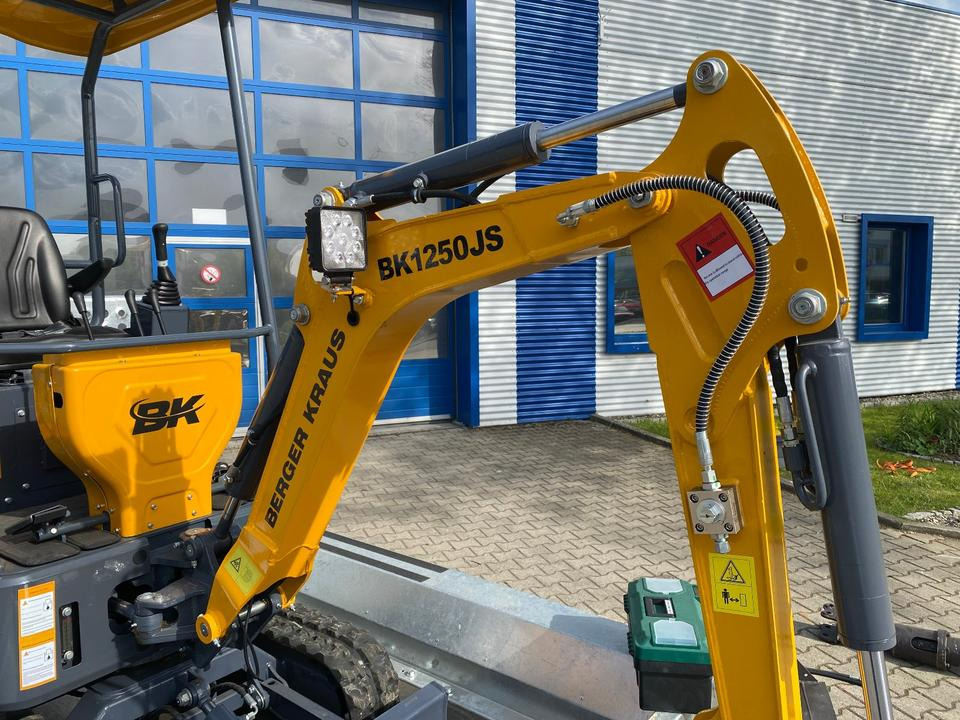 Mini excavator, Remorcă Minibagger BK1250JS + Tieflader + Zubehör *INKL.19% MWST*KUBOTA*BERGER KRAUS*JOYSTICK*SOFORT!*: Foto 12