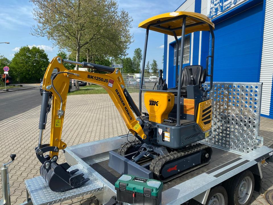 Minibagger BK1250JS + Tieflader + Zubehör *INKL.19% MWST*KUBOTA*BERGER KRAUS*JOYSTICK*SOFORT!* - Mini excavator: Foto 4 Minibagger BK1250JS + Tieflader + Zubehör *INKL.19% MWST*KUBOTA*BERGER KRAUS*JOYSTICK*SOFORT!* - Mini excavator: Foto 4