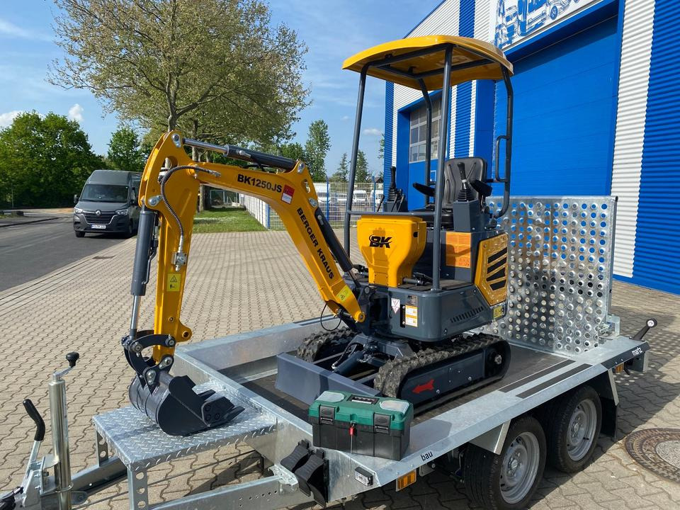 Minibagger BK1250JS + Tieflader + Zubehör *INKL.19% MWST*KUBOTA*BERGER KRAUS*JOYSTICK*SOFORT!* - Mini excavator: Foto 4 Minibagger BK1250JS + Tieflader + Zubehör *INKL.19% MWST*KUBOTA*BERGER KRAUS*JOYSTICK*SOFORT!* - Mini excavator: Foto 4
