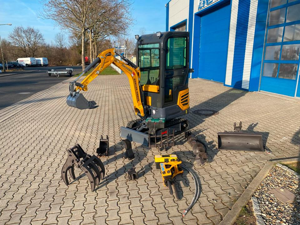 Minibagger BK950KS + Zubehör *INKL.19% MWST*BERGER KRAUS*KABINE*SOFORT!* - Mini excavator: Foto 3 Minibagger BK950KS + Zubehör *INKL.19% MWST*BERGER KRAUS*KABINE*SOFORT!* - Mini excavator: Foto 3