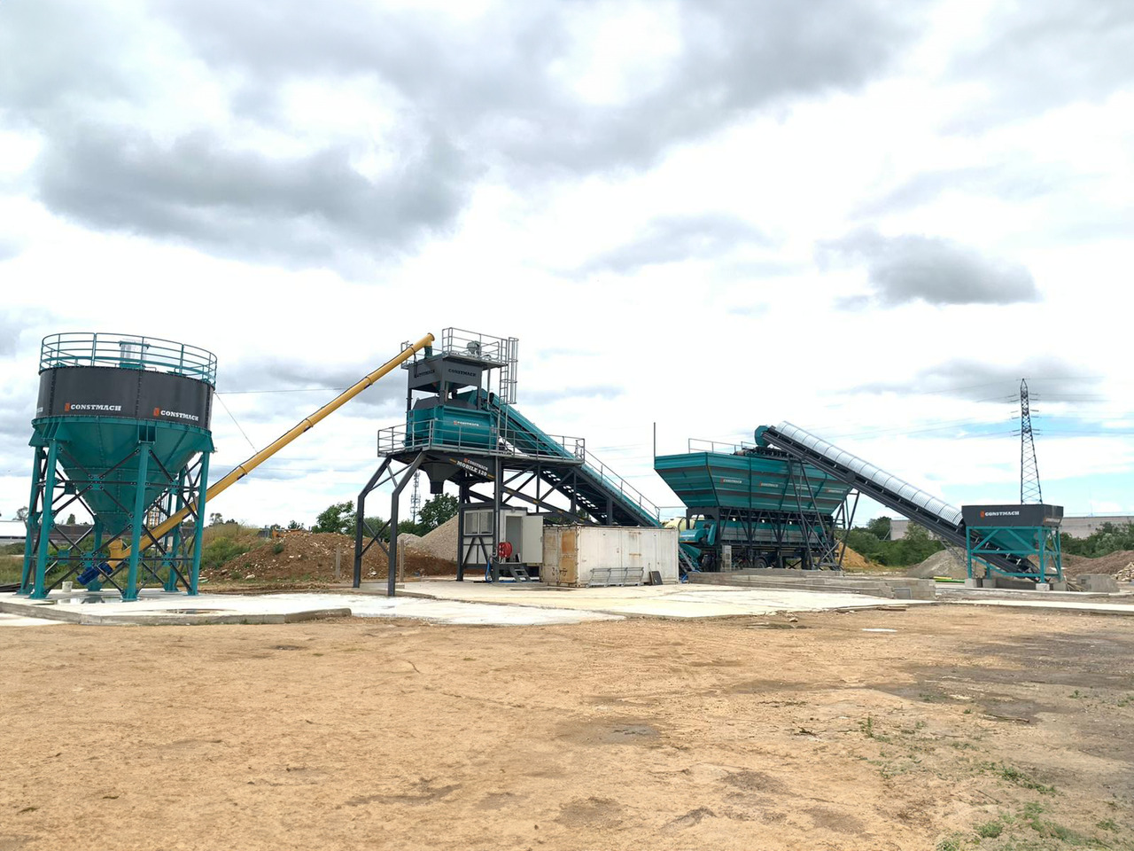 Constmach 120 m³/h Mobile Concrete Batching Plant - Staţie de betoane: Foto 1 Constmach 120 m³/h Mobile Concrete Batching Plant - Staţie de betoane: Foto 1