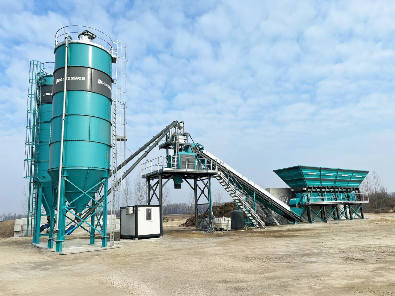 Constmach 60 m³/h Compact Concrete Batching Plant With Band - Staţie de betoane: Foto 3 Constmach 60 m³/h Compact Concrete Batching Plant With Band - Staţie de betoane: Foto 3