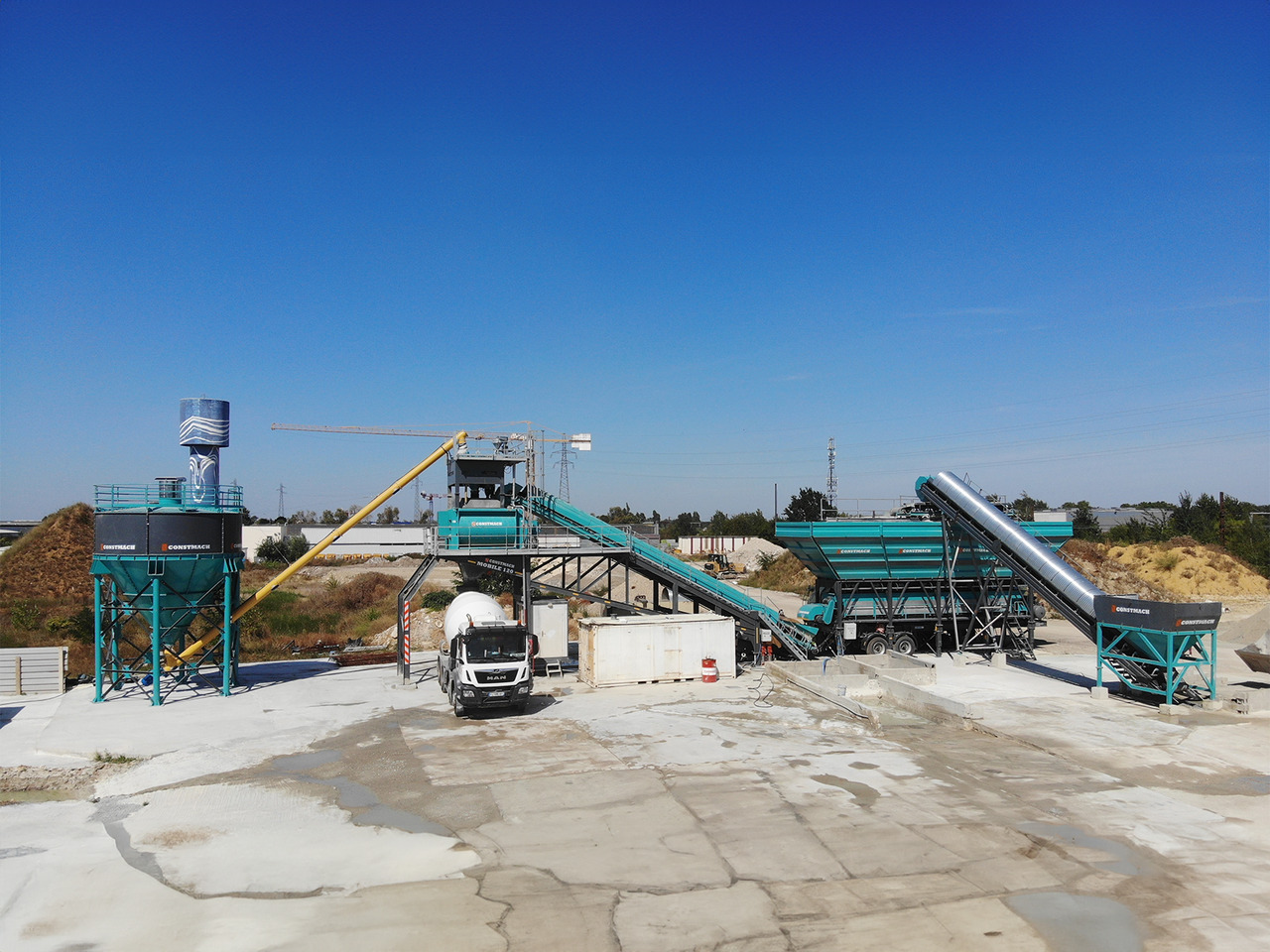 Constmach Centrale à Béton Mobile d'une Capacité de 120 m³/h - Staţie de betoane: Foto 3 Constmach Centrale à Béton Mobile d'une Capacité de 120 m³/h - Staţie de betoane: Foto 3