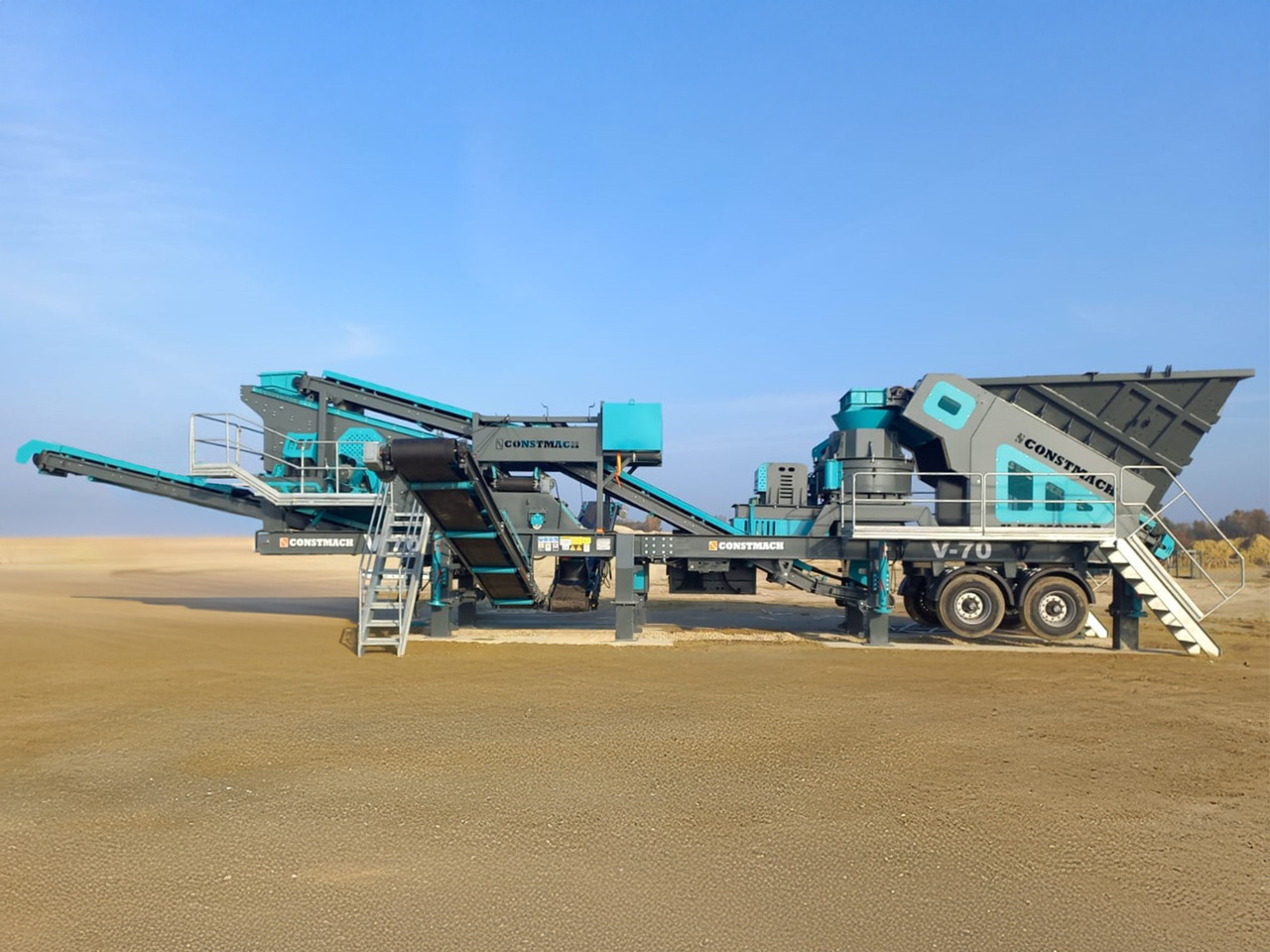 Constmach Concasseur À Impact À Axe Vertical Mobile D'une Capacité De 100 À 150 Tonnes - Concasor: Foto 5 Constmach Concasseur À Impact À Axe Vertical Mobile D'une Capacité De 100 À 150 Tonnes - Concasor: Foto 5