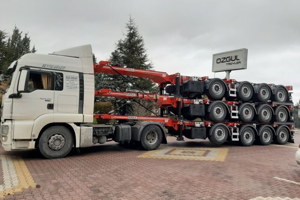 Özgül 4 AXLE HIGH CUBE CONTAINER CARRIER - Semiremorcă transport containere/ Swap body: Foto 1 Özgül 4 AXLE HIGH CUBE CONTAINER CARRIER - Semiremorcă transport containere/ Swap body: Foto 1