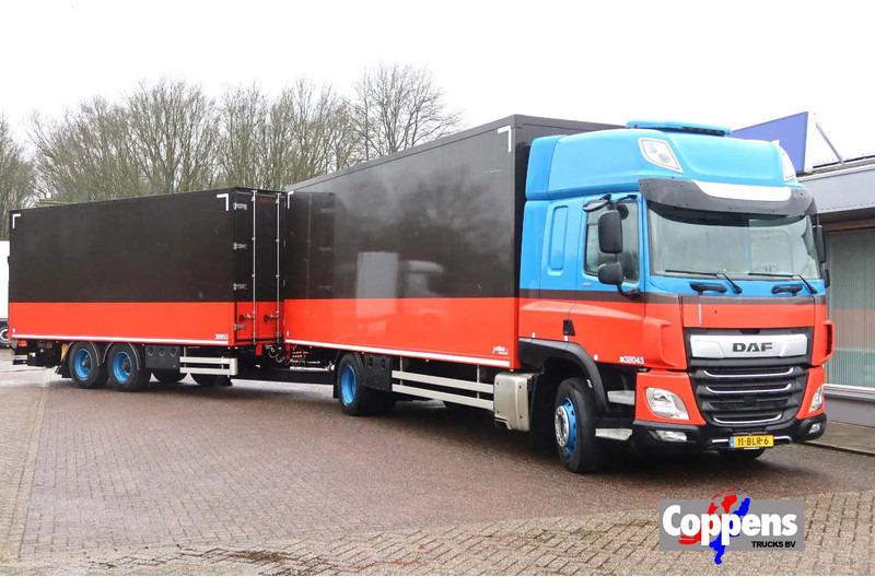 DAF CF 410 Bakwagen + Trailer 2x DHollandia 2000kg 5 stuks in voorraad!! - Camion furgon: Foto 1 DAF CF 410 Bakwagen + Trailer 2x DHollandia 2000kg 5 stuks in voorraad!! - Camion furgon: Foto 1