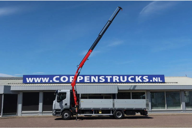 DAF LF 260 FA Openwagen + Kraan Fassi F85 B023+ Radio controle - Camion platformă: Foto 2 DAF LF 260 FA Openwagen + Kraan Fassi F85 B023+ Radio controle - Camion platformă: Foto 2