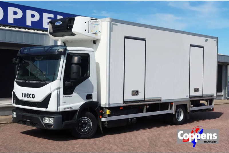 Iveco EuroCargo 120 El 210L Carrier Supra 850 MT Koel/Vries+Klep Bitemp met verplaatsbare wand - Camion frigider: Foto 1 Iveco EuroCargo 120 El 210L Carrier Supra 850 MT Koel/Vries+Klep Bitemp met verplaatsbare wand - Camion frigider: Foto 1