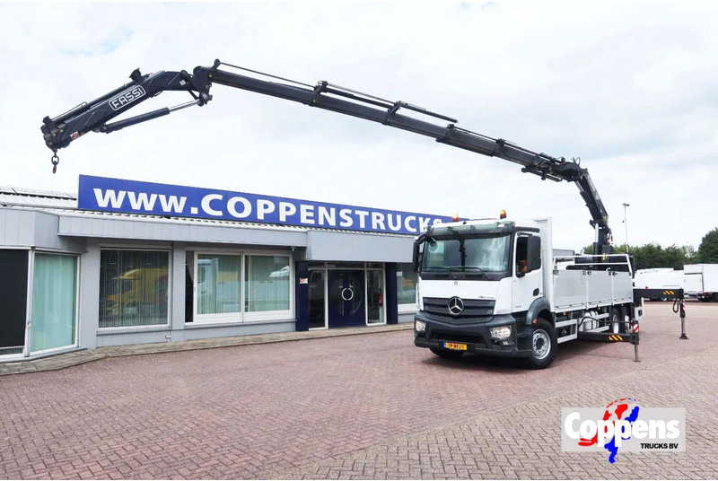 Mercedes-Benz ANTOS 2830 Kraanwagen open Laadbak Fassi F295 + FLY-JIB - Camion cu macara: Foto 1 Mercedes-Benz ANTOS 2830 Kraanwagen open Laadbak Fassi F295 + FLY-JIB - Camion cu macara: Foto 1