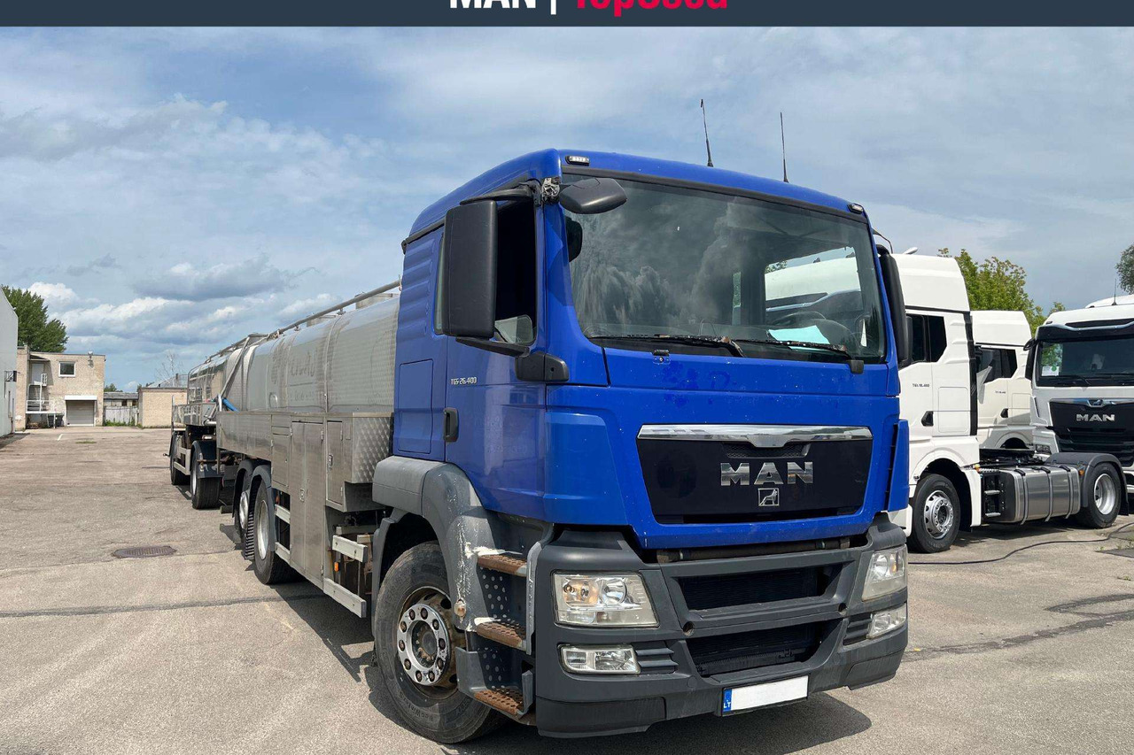 MAN 26.400 6X2-2 Plandex (8633) - Camion cisternă, Remorcă cisternă: Foto 2 MAN 26.400 6X2-2 Plandex (8633) - Camion cisternă, Remorcă cisternă: Foto 2