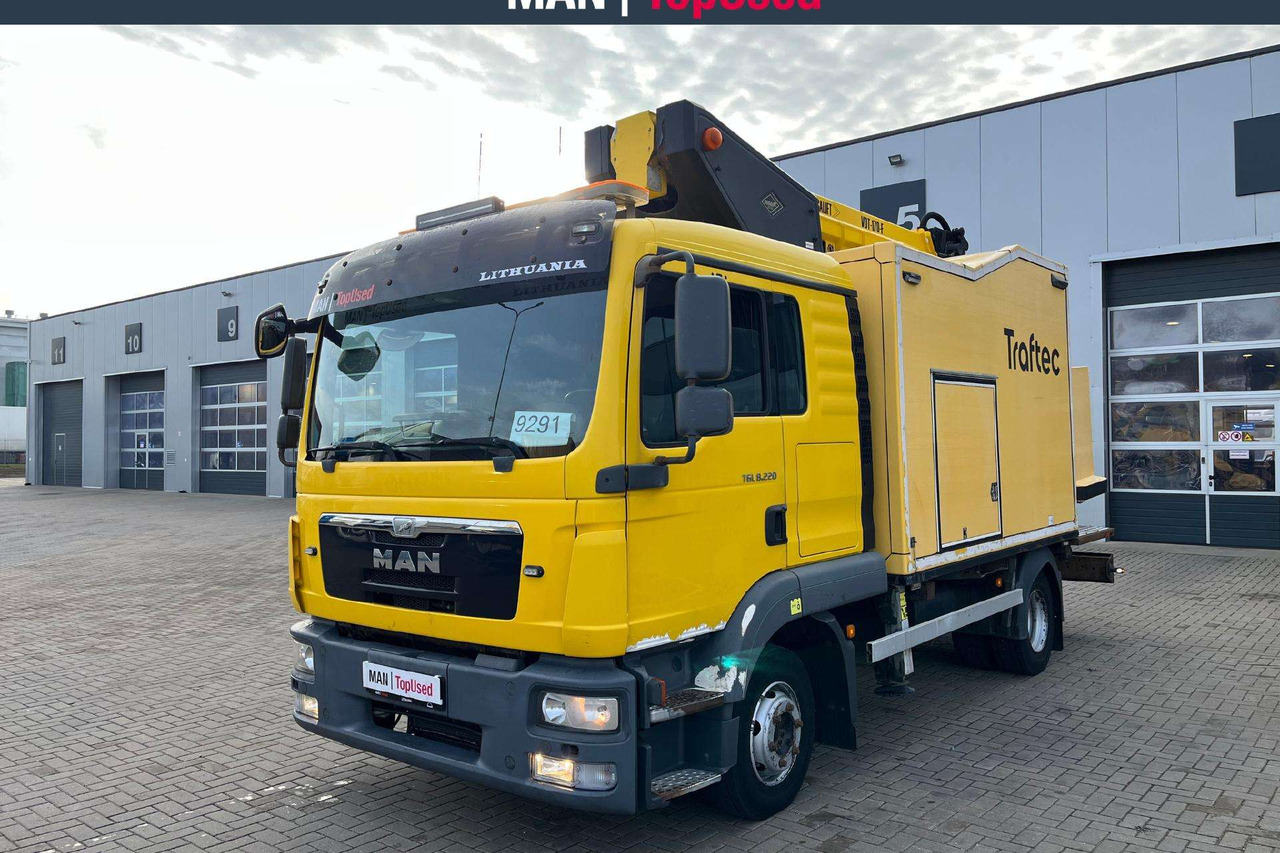 MAN 8.220 4X2 bokštelis(9291) - Camion cu macara: Foto 1 MAN 8.220 4X2 bokštelis(9291) - Camion cu macara: Foto 1