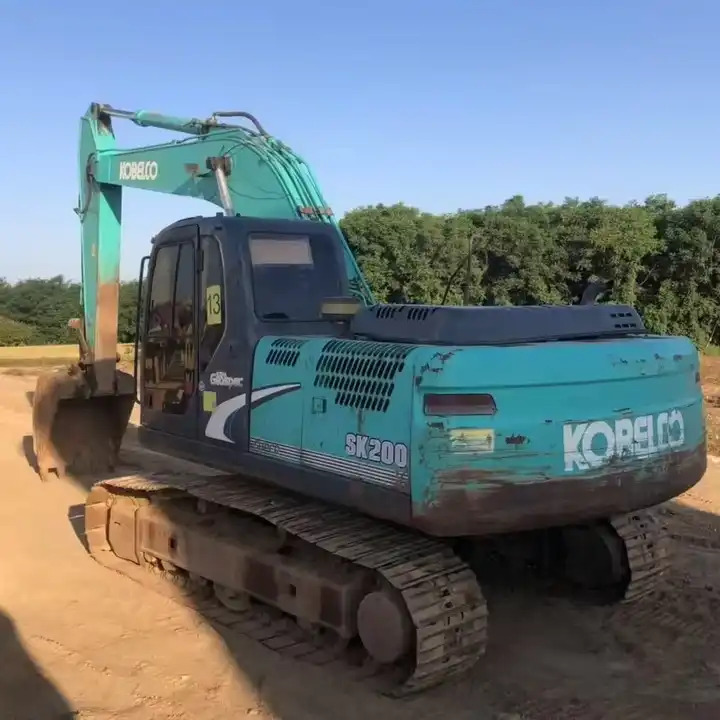 Excavator 20t Original Color 0.7 Japan Used Kobelco Sk200 Sk200-3 Crawler Excavator: Foto 1