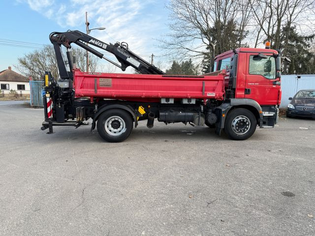 Camion basculantă, Camion cu macara MAN TGM 18.340  Kipper mit Kran: Foto 7