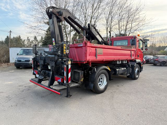 Camion basculantă, Camion cu macara MAN TGM 18.340  Kipper mit Kran: Foto 11