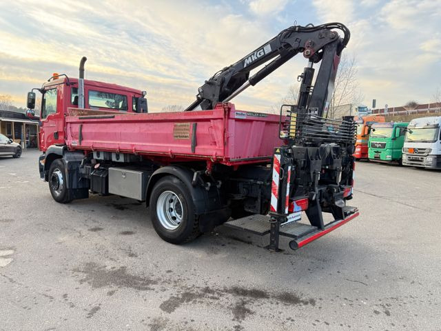 Camion basculantă, Camion cu macara MAN TGM 18.340  Kipper mit Kran: Foto 10