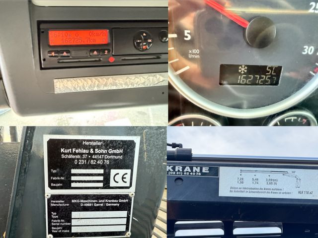 Camion basculantă, Camion cu macara MAN TGM 18.340  Kipper mit Kran: Foto 14