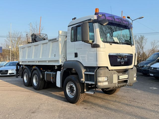 MAN TGS 26.400 Kipper mit Kran Jonsered 6x4 - Camion basculantă: Foto 2 MAN TGS 26.400 Kipper mit Kran Jonsered 6x4 - Camion basculantă: Foto 2