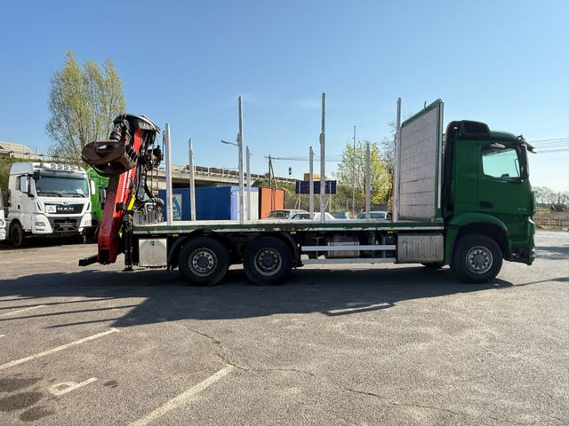 Mercedes-Benz Actros 2571 Holztransporter mit Kran - Camion forestier, Camion cu macara: Foto 5 Mercedes-Benz Actros 2571 Holztransporter mit Kran - Camion forestier, Camion cu macara: Foto 5