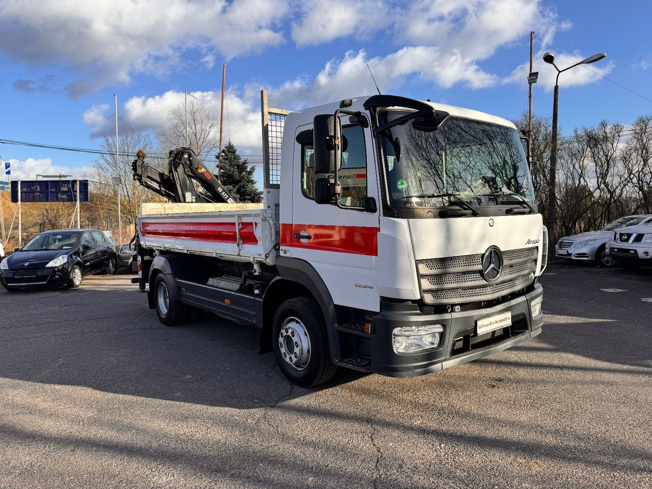 Mercedes-Benz Atego 1224 Kipper - Kran - Camion basculantă, Camion cu macara: Foto 2 Mercedes-Benz Atego 1224 Kipper - Kran - Camion basculantă, Camion cu macara: Foto 2