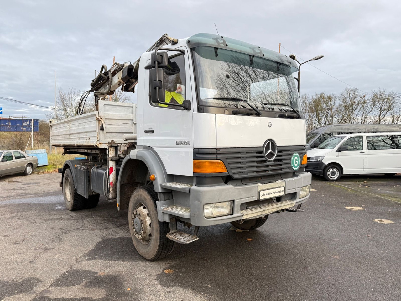 Mercedes-Benz Atego 1828 4x4 Kipper-Kran Atlas - Camion basculantă, Camion cu macara: Foto 3 Mercedes-Benz Atego 1828 4x4 Kipper-Kran Atlas - Camion basculantă, Camion cu macara: Foto 3