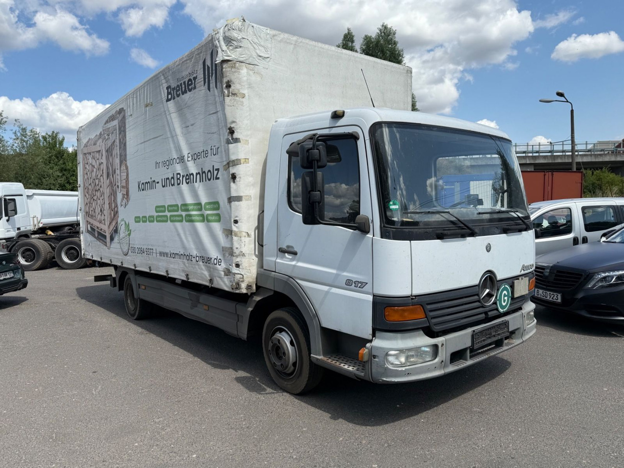Mercedes-Benz Atego 817 - Camion cu prelată: Foto 2 Mercedes-Benz Atego 817 - Camion cu prelată: Foto 2