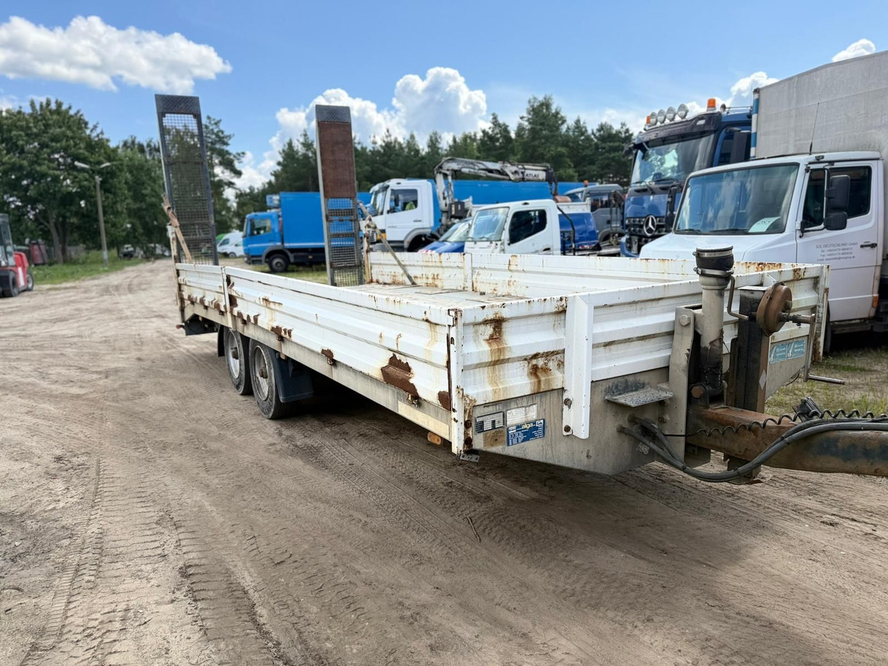 Möslein TT 11 Tieflader - Remorcă transport agabaritic: Foto 1 Möslein TT 11 Tieflader - Remorcă transport agabaritic: Foto 1