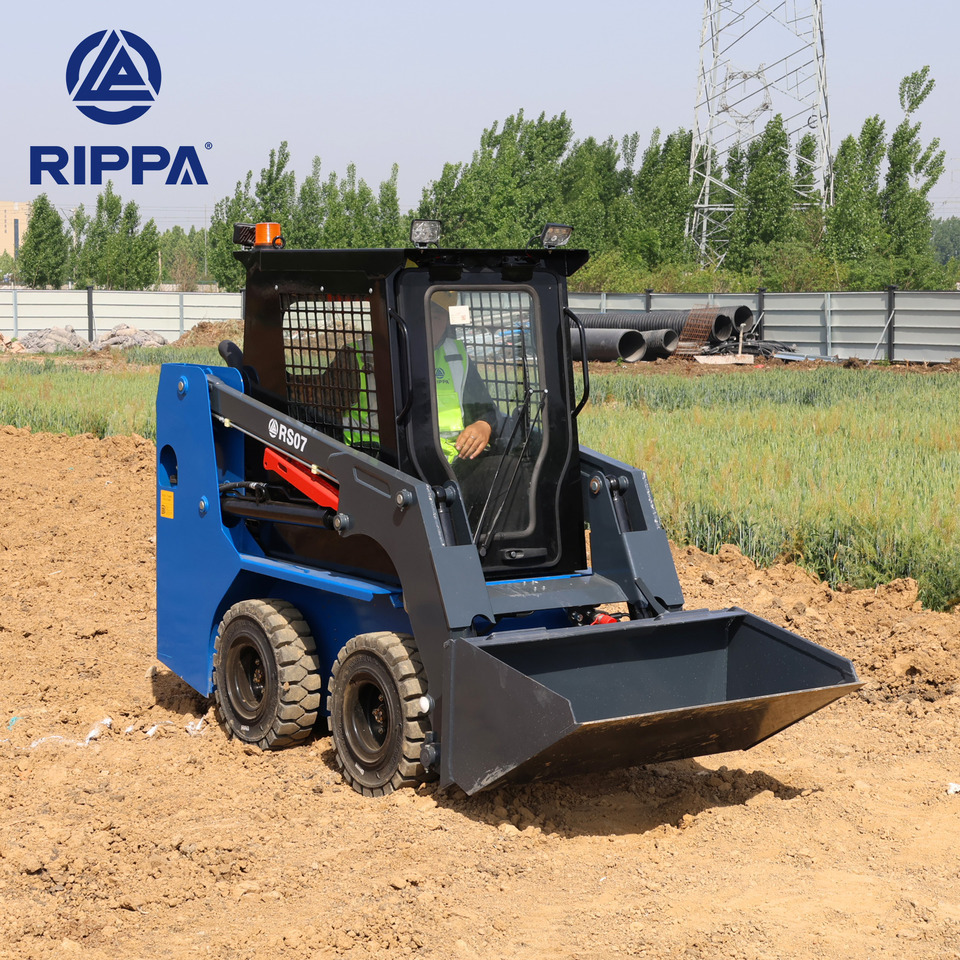 Rippa RS07 Compact Loader | 24.4hp Kubota Power | High Flow Dual Pump | Comfortable A/C Cabin - Mini încărcător: Foto 1 Rippa RS07 Compact Loader | 24.4hp Kubota Power | High Flow Dual Pump | Comfortable A/C Cabin - Mini încărcător: Foto 1