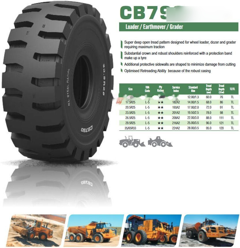 WestLake 23.5R25 CB790 L5 TL - Anvelopă pentru Buldoexcavator: Foto 2 WestLake 23.5R25 CB790 L5 TL - Anvelopă pentru Buldoexcavator: Foto 2