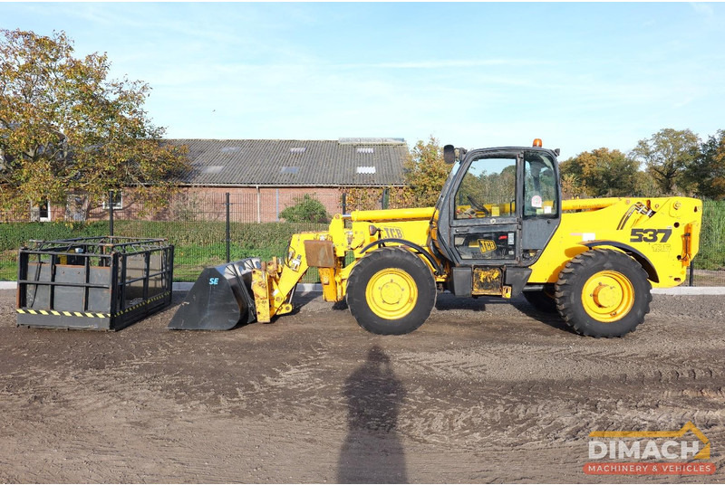 JCB 537 135 JCB verreiker met werkbak op afstandsbediening + nieuwe bak en palletvorken. TOP!! - Stivuitor telescopic: Foto 1 JCB 537 135 JCB verreiker met werkbak op afstandsbediening + nieuwe bak en palletvorken. TOP!! - Stivuitor telescopic: Foto 1