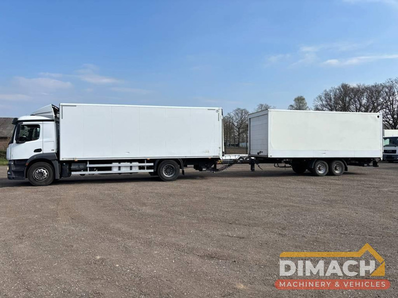 Mercedes-Benz Actros 1833 4x2 - aanhanger koffer, Euro 6 - Camion furgon: Foto 1 Mercedes-Benz Actros 1833 4x2 - aanhanger koffer, Euro 6 - Camion furgon: Foto 1