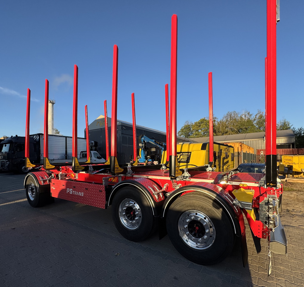 HYDROFAST Przyczepa 3 osiowa / 3 axles timber transport trailer / Remorque à 3 essieux pour le transport de bois / 3-Achs-Rungenanhänger / 3-tengelyes-rönkszállító-pótkocsi / Remorcă pentru transportul lemnului - Remorcă transport busteni: Foto 2 HYDROFAST Przyczepa 3 osiowa / 3 axles timber transport trailer / Remorque à 3 essieux pour le transport de bois / 3-Achs-Rungenanhänger / 3-tengelyes-rönkszállító-pótkocsi / Remorcă pentru transportul lemnului - Remorcă transport busteni: Foto 2