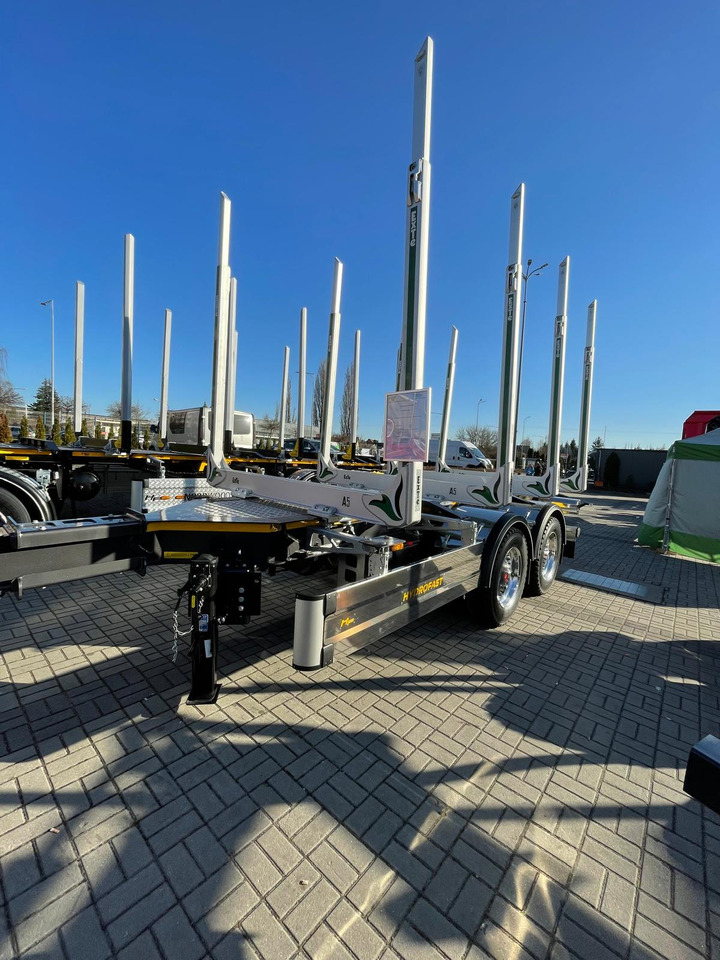 Remorcă transport busteni pentru transport de lemne nou Hydrofast Przyczepa  tandem  od przewozu drewna na stanie / Timber tandem trailer in stock /Tandem-Anhänger aus Holz/: Foto 6