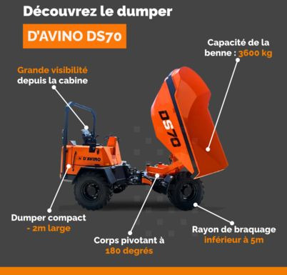 D'Avino DS70 - Mini dumper: Foto 4 D'Avino DS70 - Mini dumper: Foto 4