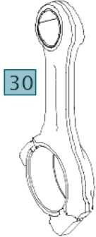 Korbowód do Mercedes om 936 - Motor: Foto 1 Korbowód do Mercedes om 936 - Motor: Foto 1