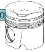 Tłok do Mercedes om 936 - Motor: Foto 1 Tłok do Mercedes om 936 - Motor: Foto 1